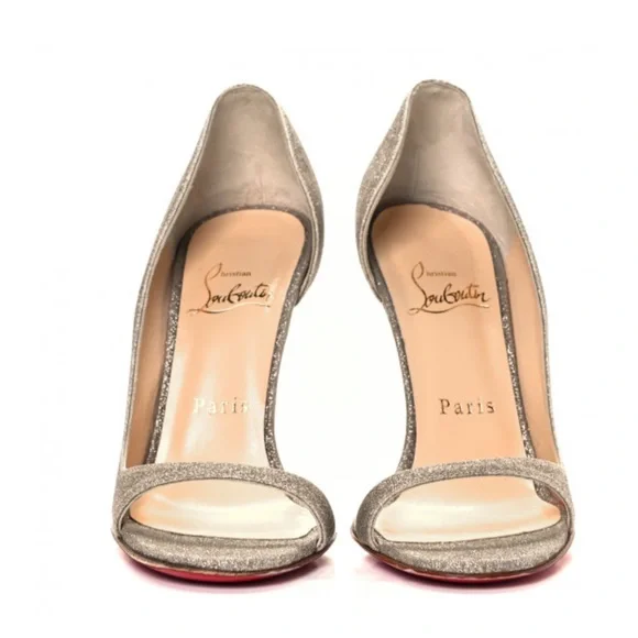 Christian Louboutin Toboggan 100 Glitter Mini - Picture 3 of 12